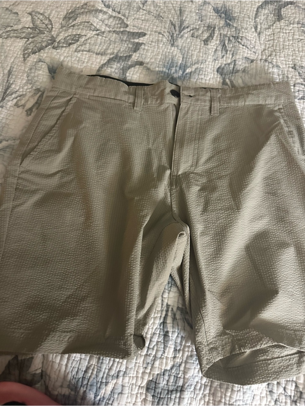Sperry Men's Tan Seersucker Athletic Shorts